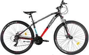 Bicicleta de munte Crosser JAZZ 29/17 (Hidr+Shimano 24s) Black/Red