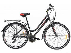 Bicicleta Crosser CITY 700C 28/18 BLACK/RED