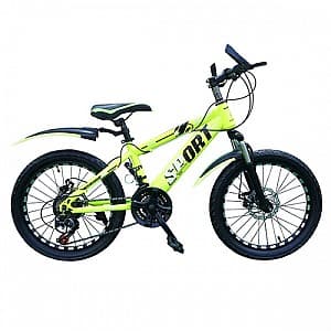 Bicicleta copii Sport 20" black/lime