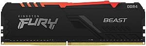 Оперативная память Kingston Fury Beast RGB 16GB DDR4-3200 (KF432C16BB12A/16)