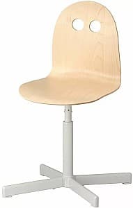 Детский стульчик IKEA Valfred/Sibben Береза ​​(Бежевый)/Белый