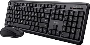 Set tastatura + Mouse Trust Ody Black Wireless Keyboard and Mouse Set
