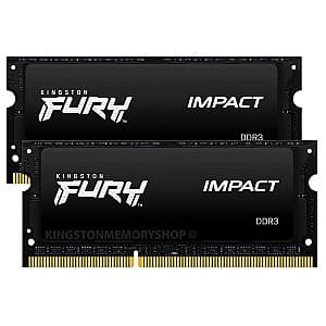 Оперативная память Kingston Fury Impact 8GB DDR3L-1866MHz (KF318LS11IBK2/8)