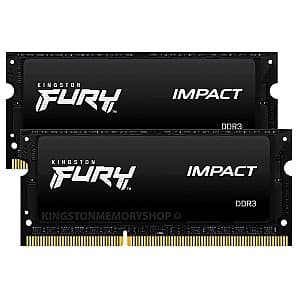 Оперативная память Kingston Fury Impact 16GB DDR3L-1866MHz (KF318LS11IBK2/16)