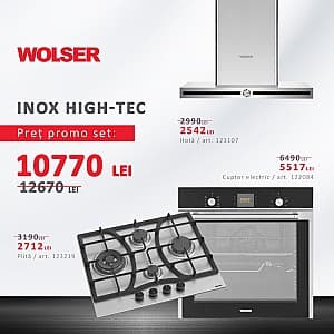 Комплект Wolser WL INOX HIGH-TECH WL- F 6403 GT IC Romb+WL-TR09 DB IX+WL-TR 652 M