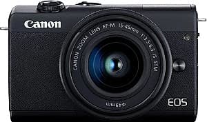 Aparat foto Canon EOS M200 & EF-M 15-45 mm IS & EF-M 55-200 mm IS STM KIT
