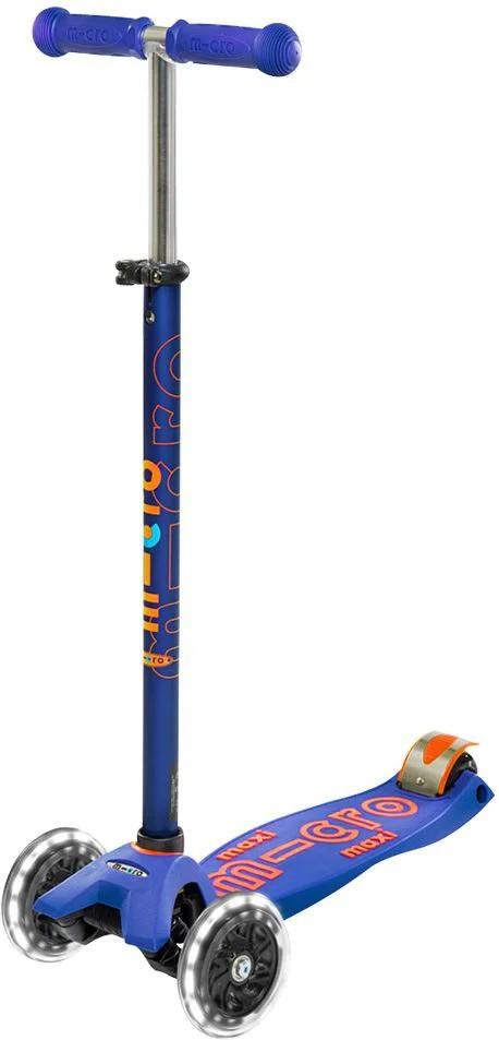 Самокат Micro Maxi Deluxe LED Blue