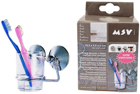Стакан для зубных щёток MSV (53673)