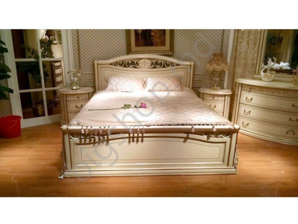 Кровать MobiLux Чезар 1800/Мех (Крем)