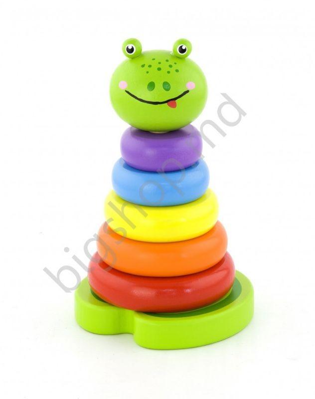 Jucarie interactiva VIGA Frog Stacker