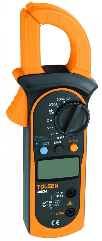 Дальномер Tolsen Цифровой мультиметр с клещами 38034