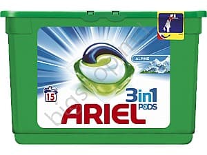 Detergent Ariel 3 in 1 Pods Alpine 15 capsule