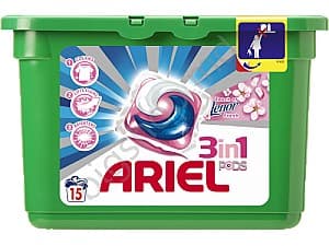 Detergent Ariel 3 in 1 Pods Touch Of Lenor 15 capsule