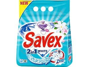 Detergent Savex Powerzyme 2 in 1 White 2 kg