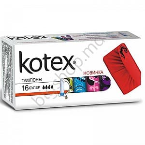 Гигиенические прокладки KOTEX TAM. 16 buc SUPER 4 picaturi