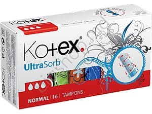 Гигиенические прокладки KOTEX  TAM. 16 buc NORMAL 3 picaturi