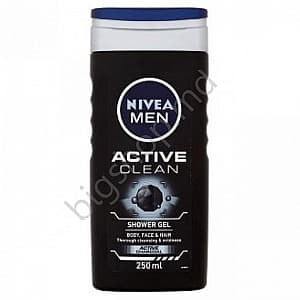 Gel de dus Nivea 250ml MEN ACTIVE CLEAN