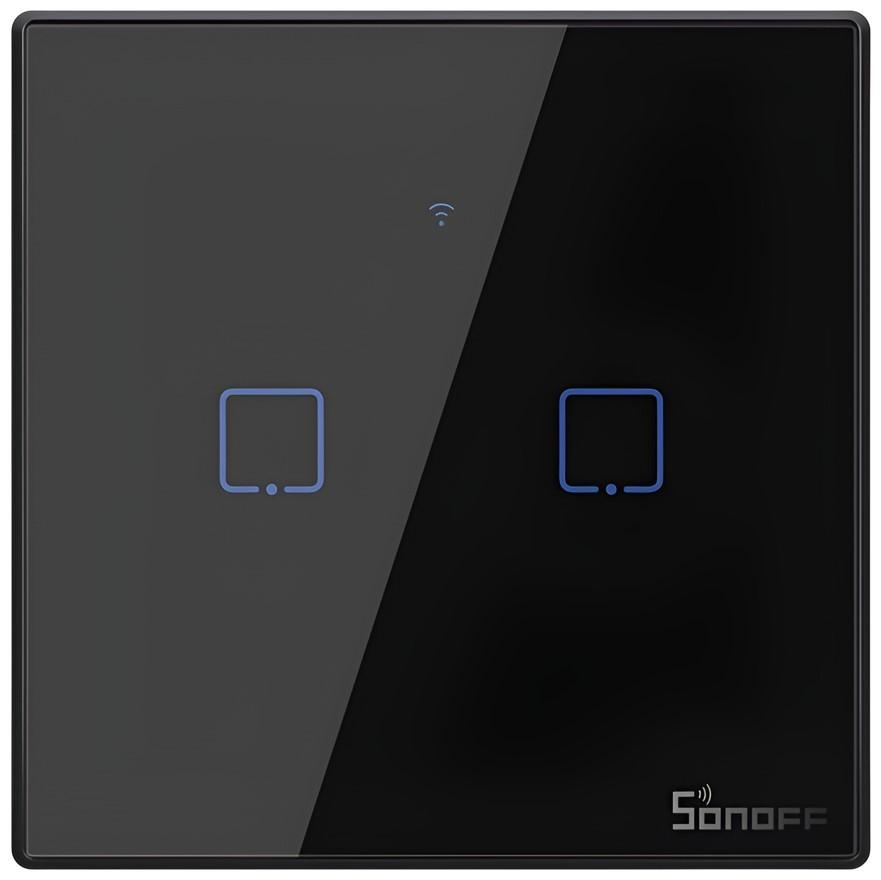 Умный выключатель Sonoff TX Series 2-Gang Black