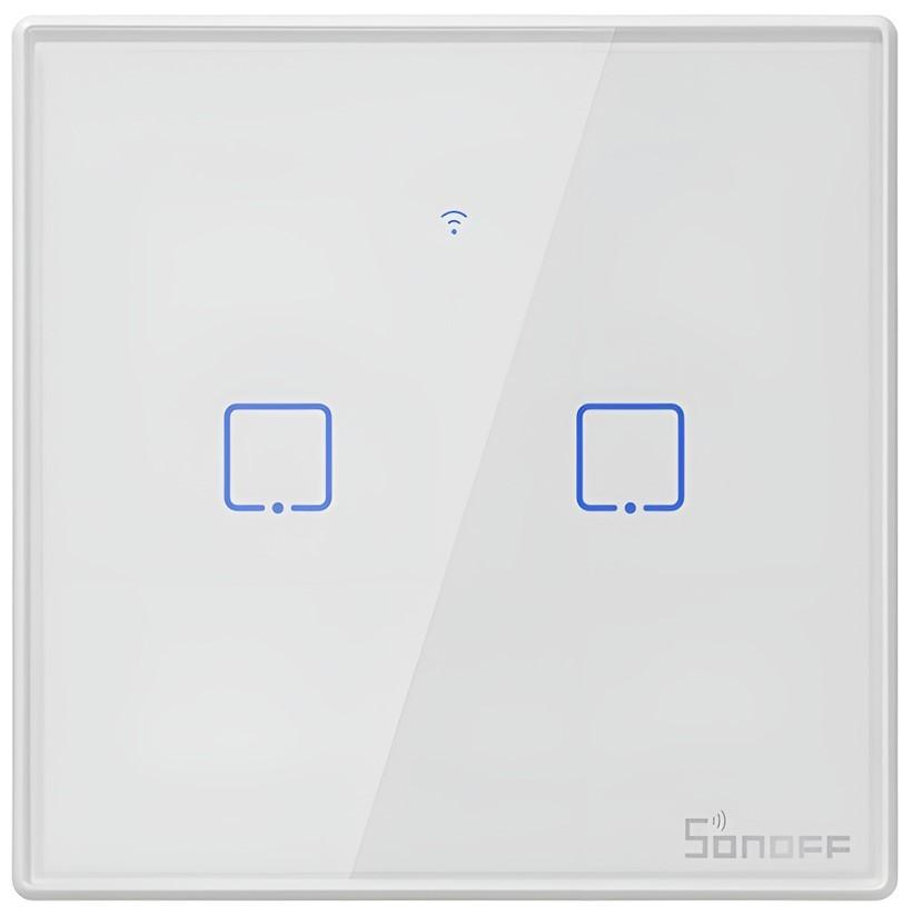 Умный выключатель Sonoff TX Series 2-Gang White