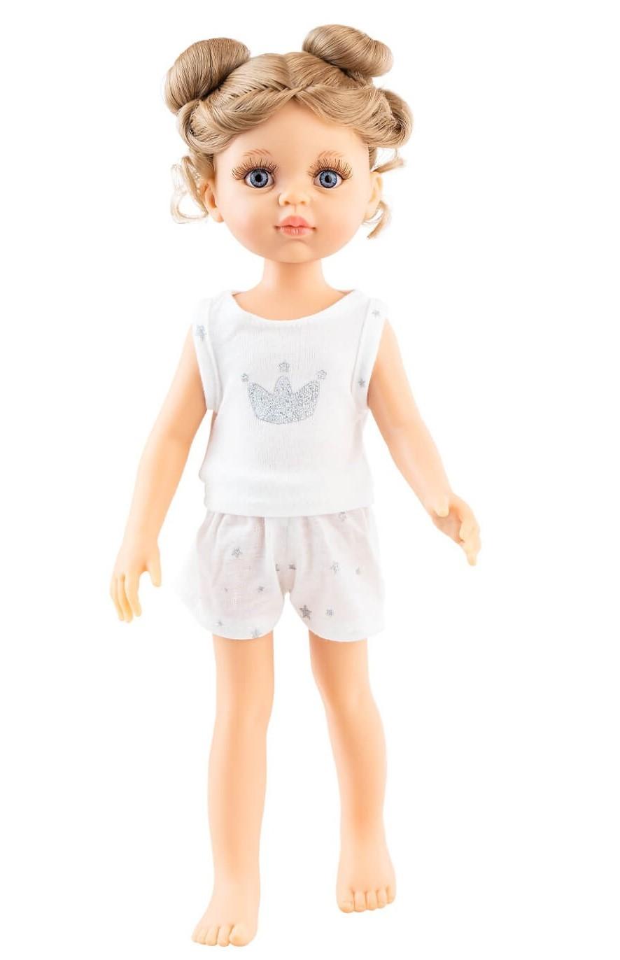 Papusa Paola Reina Valeria în pijama 32 cm