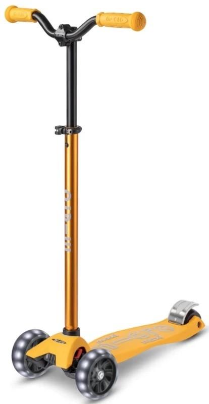 Самокат Micro Maxi Deluxe Pro LED Sunburst Yellow