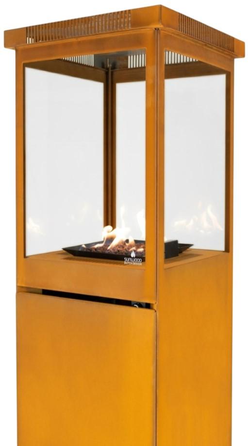 Incalzitor pe gaz Sunwood Marino Premium Corten Steel