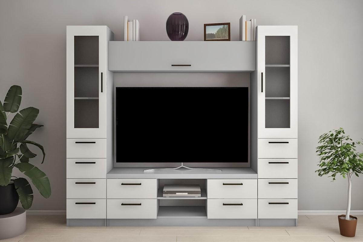 Living PS Y-6 (TV-1.5 m) 2.3 m Gri / Gri Deschis