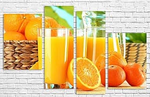 Модульная картина Art.Desig Апельсиновый сок