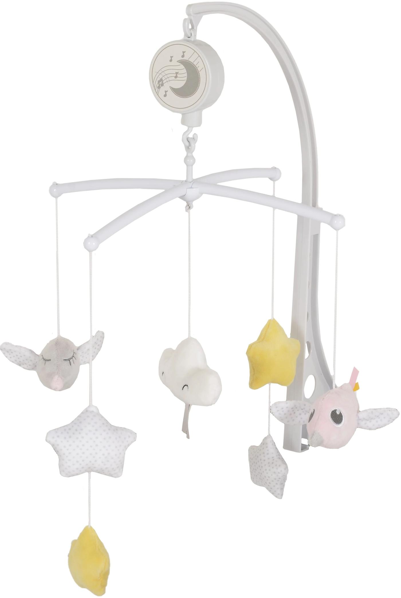 Carusel pentru patuc Moni Dreamy White