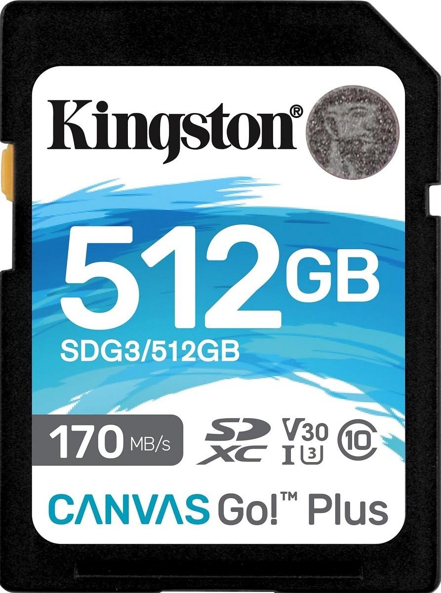 Карта памяти Kingston Canvas Go! Plus 512GB (SDG3/512GB)