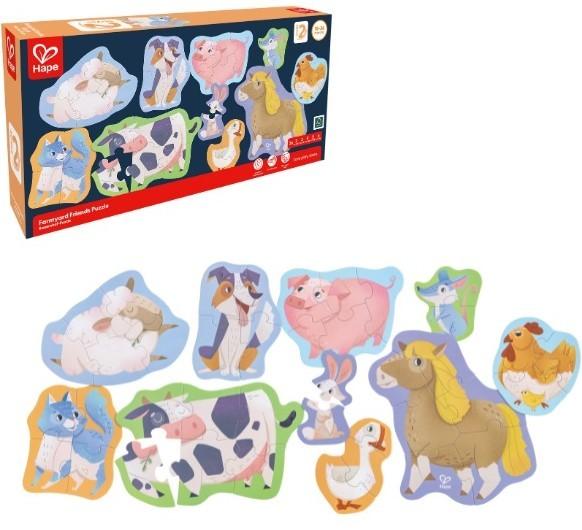 Puzzle Hape Prietenii de la Fermă E1648
