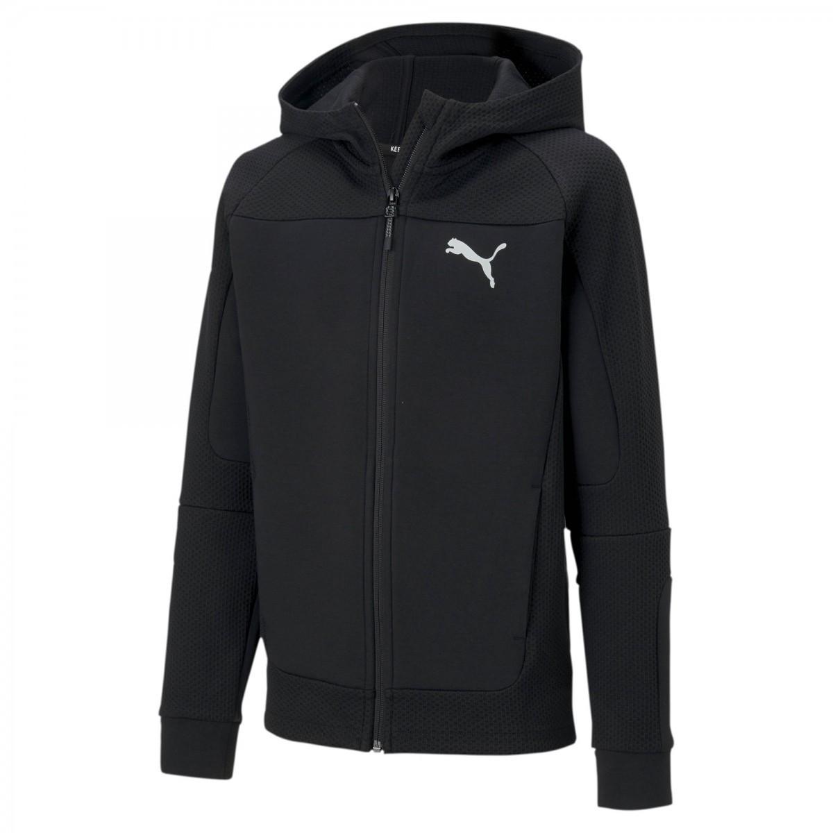 Scurta barbati Puma Evostripe Hooded Jacket B Black
