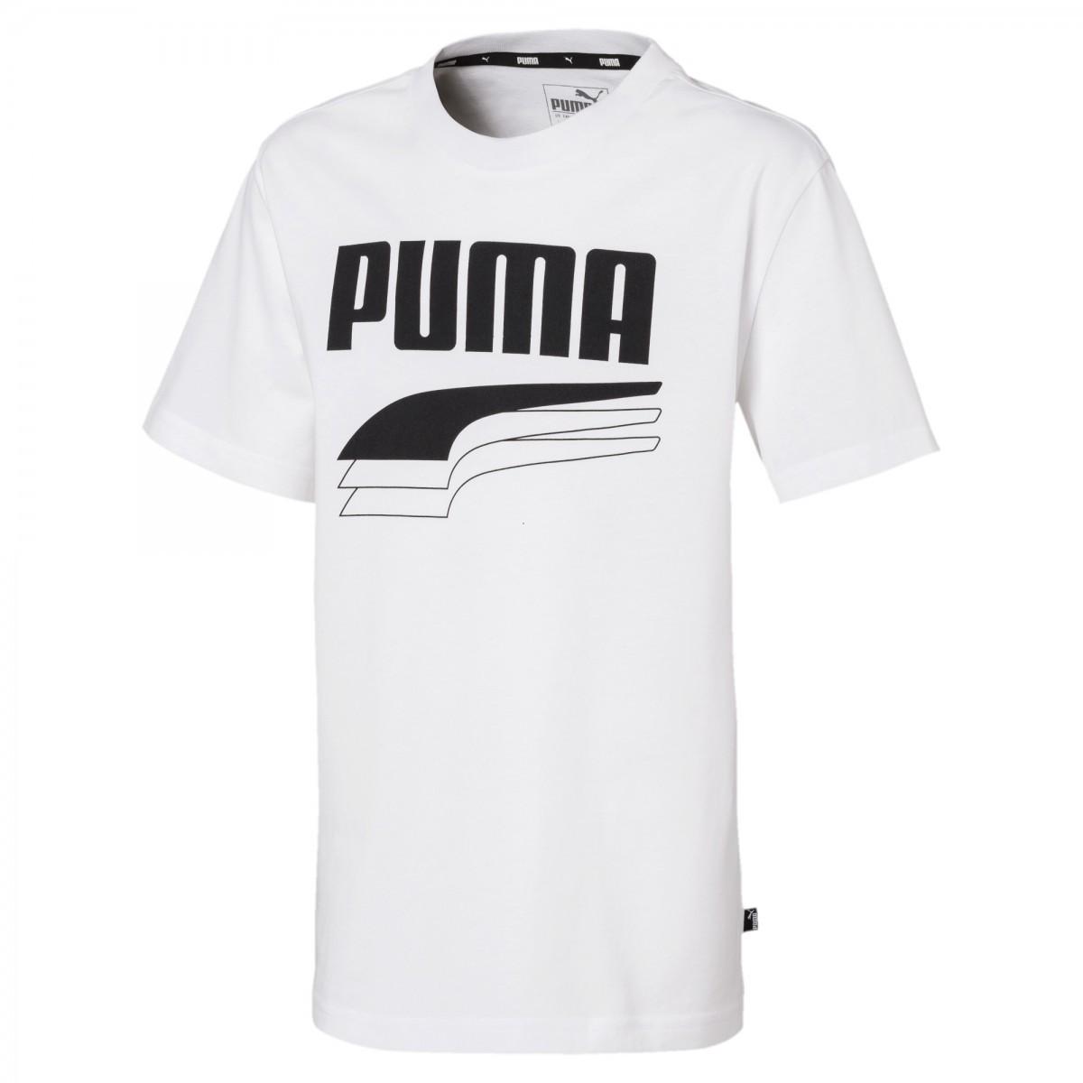 Мужская футболка Puma Rebel Bold Tee B White