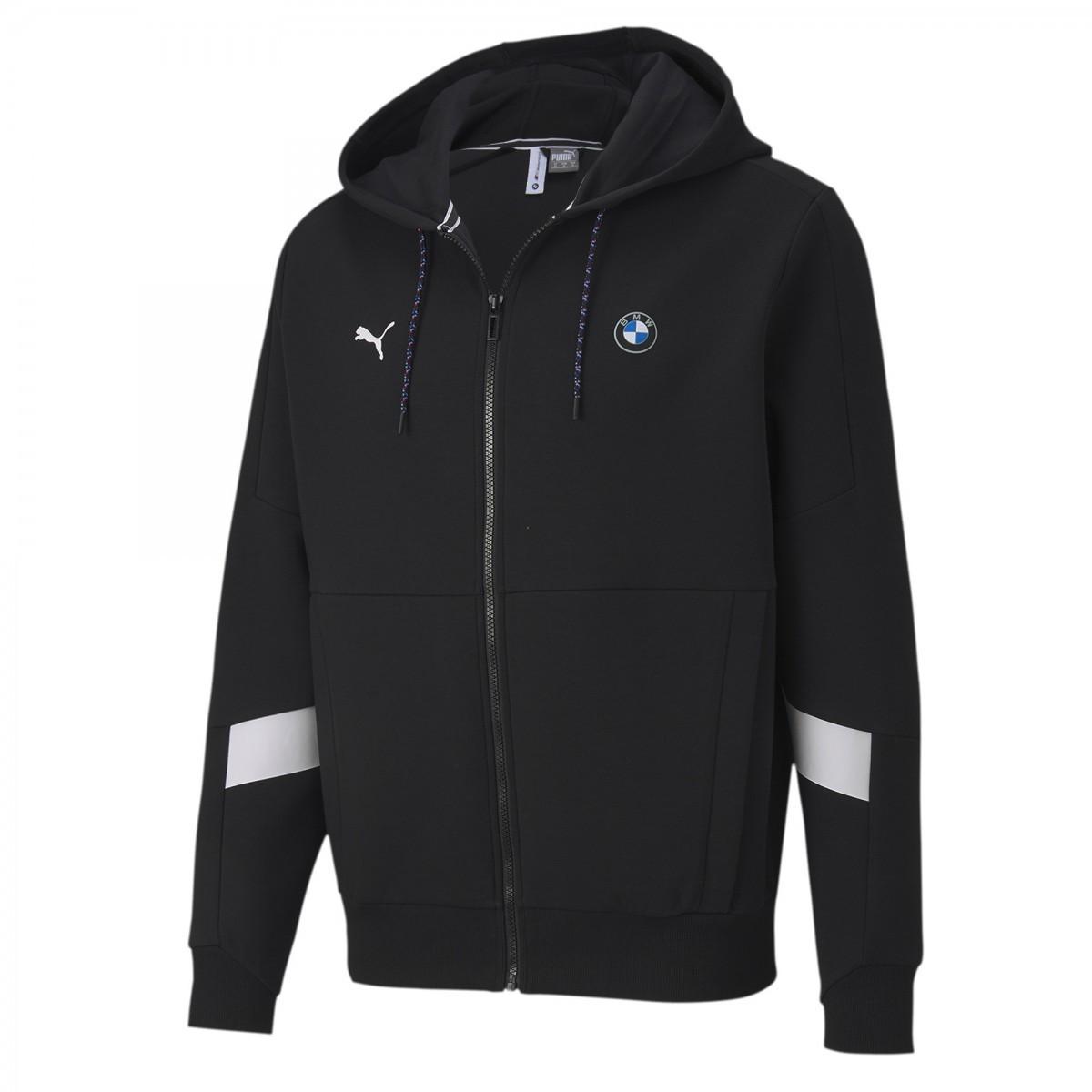 Scurta barbati Puma BMW MMS Hooded Sweat Jacket Black