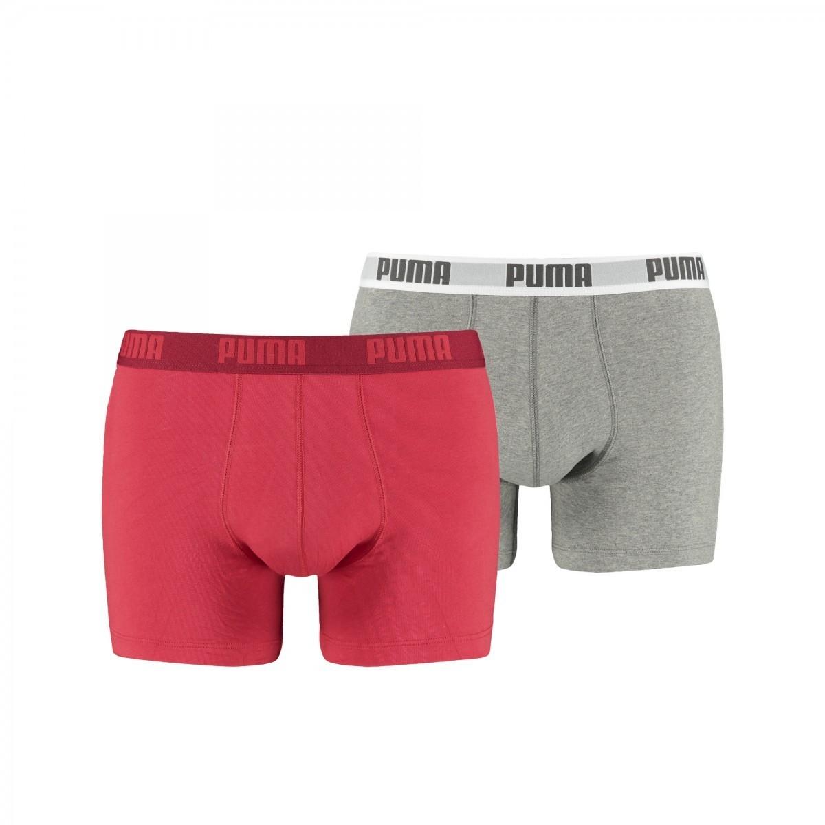 Lenjerie de corp barbati Puma BASIC BOXER 2P + Red