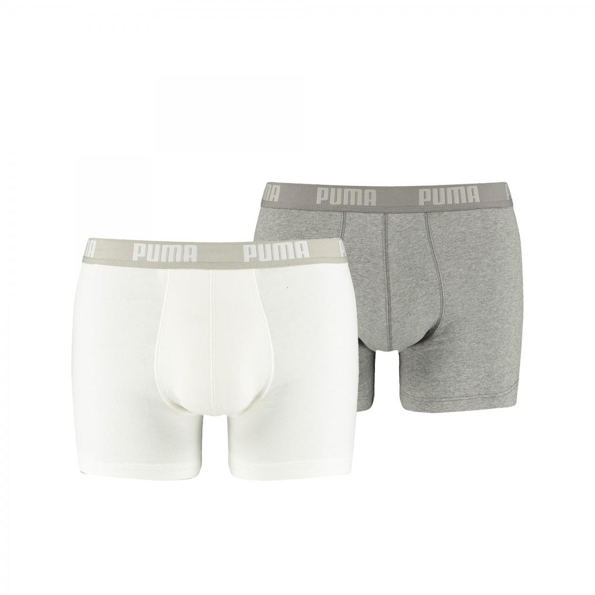 Lenjerie de corp barbati Puma BASIC BOXER 2P + White