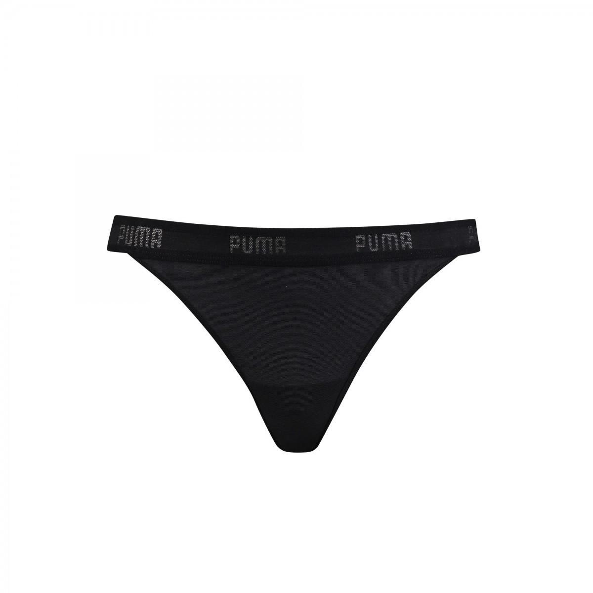 Lenjerie de corp Puma Sheer String 1P E-COM Black