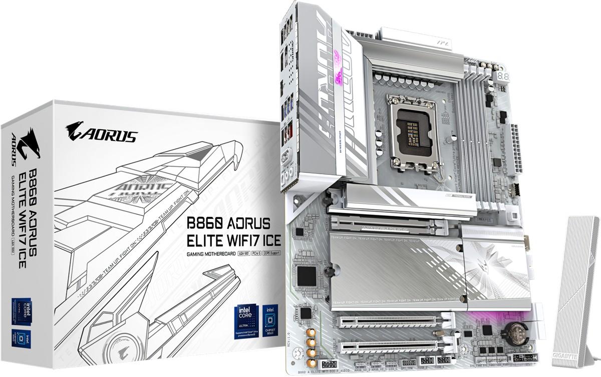 Placa de baza Gigabyte B860 A ELITE WF7 ICE