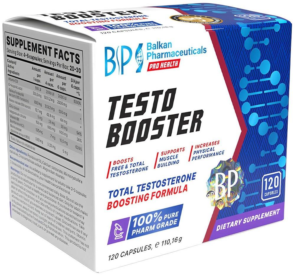 Тестостероновые бустеры Balkan Pharmaceuticals TESTOBOOSTER 120капсулы