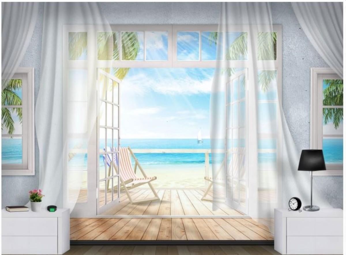 Fototapet 3d Art.Desig Vedere de la fereastra_2