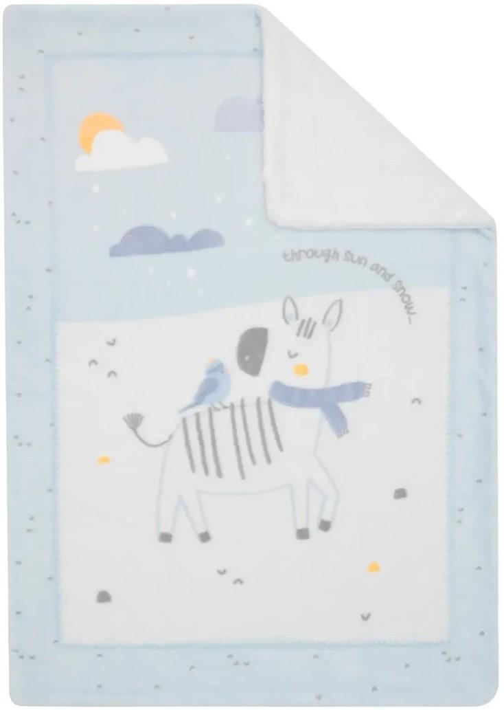 Plapuma Kikka Boo Sherpa Stripy Friends Blue