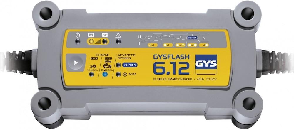 Зарядное устройство для автомобильного аккумулятора GYS GYSFLASH 6.12