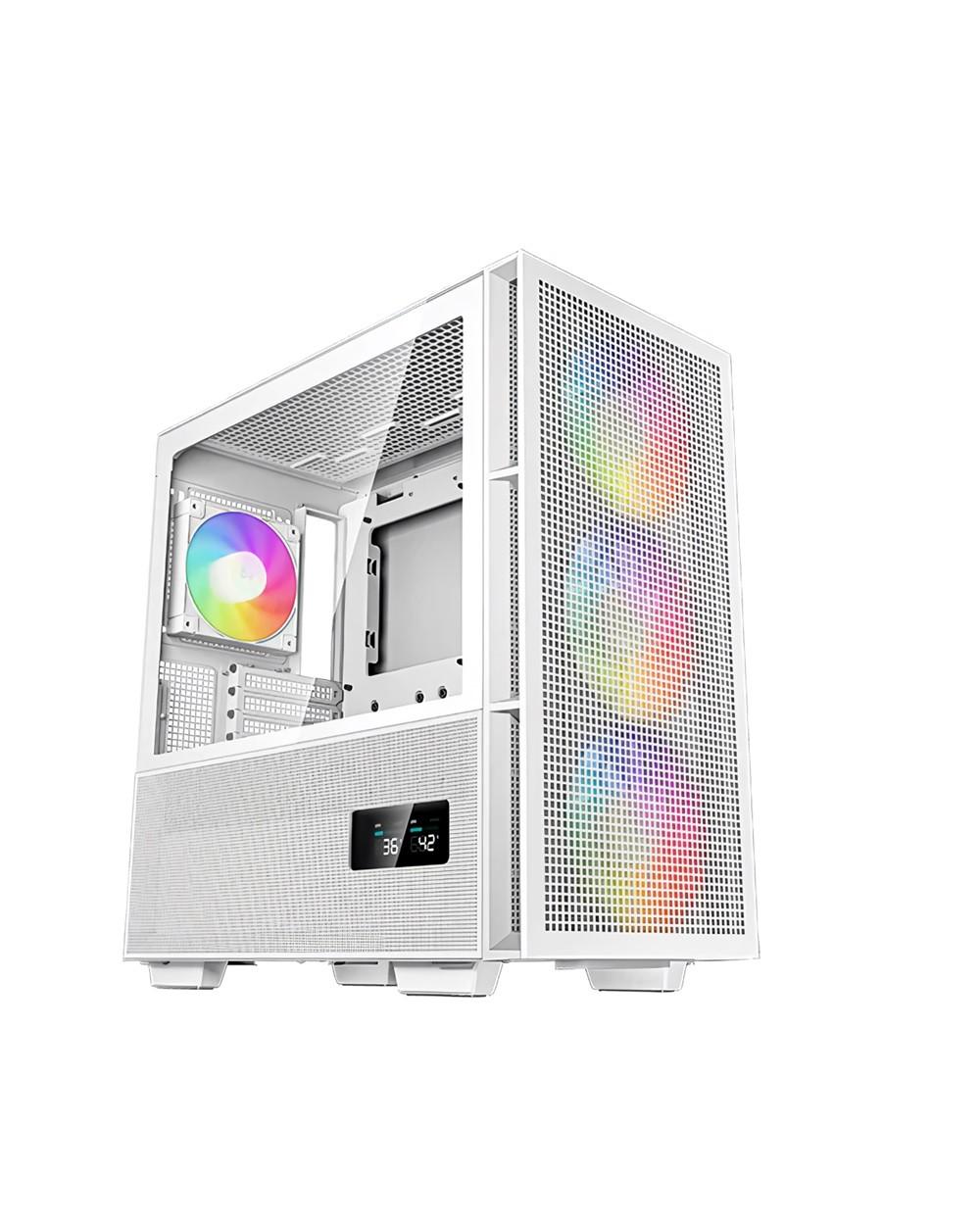 Carcasa DEEPCOOL CH560 WH DIGITAL