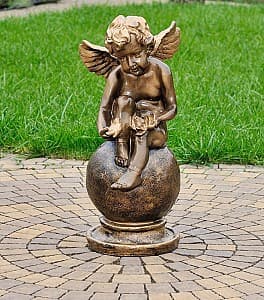Decor pentru gradina Art Figure Înger cu floare (5.372)