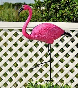 Decor pentru gradina Art Figure Flamingo pe picior metalic (mare) (5.464)