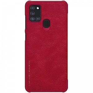 Husă Nillkin Samsung A21s Qin LC Red (127834)