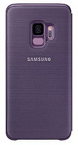 Чехол Samsung Original Galaxy S9 LED Flip Wallet Orchide Gray (127791)