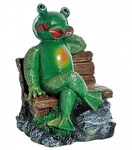 Декоративные украшения Art Figure Лягушка на скамейке (маленькая)