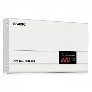Стабилизатор напряжения SVEN SLIM AVR-1000 LCD 800W