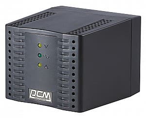 Stabilizator de tensiune PowerCom TCA-1200 Black